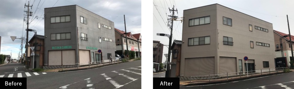 施工事例２ビフォーアフター
