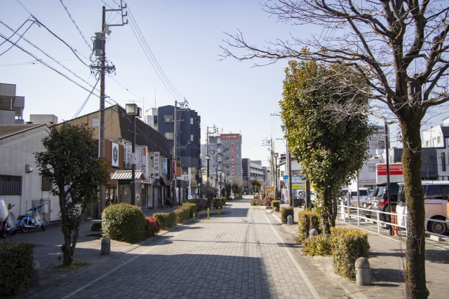 刈谷駅北口の街並み